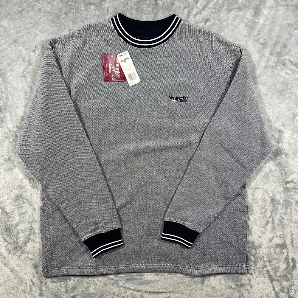 Wrangler Gray Sweatshirt with Black Accents